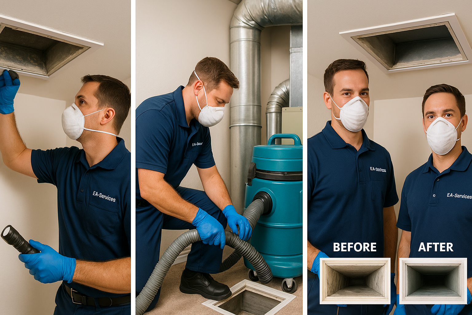 Professional air duct cleaning process in Ahwatukee Foothills Phoenix