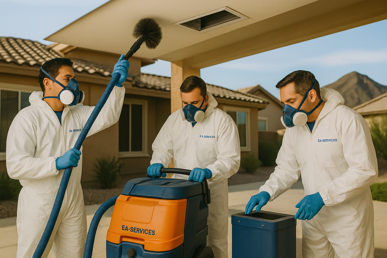Professional air duct cleaning service in Ahwatukee Foothills Phoenix, Arizona